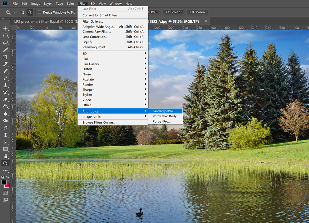 landscapepro example